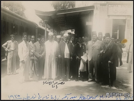 1935 - Eltaher at Jaffa train station leaving Palestine for the last time - 1935_edited-2